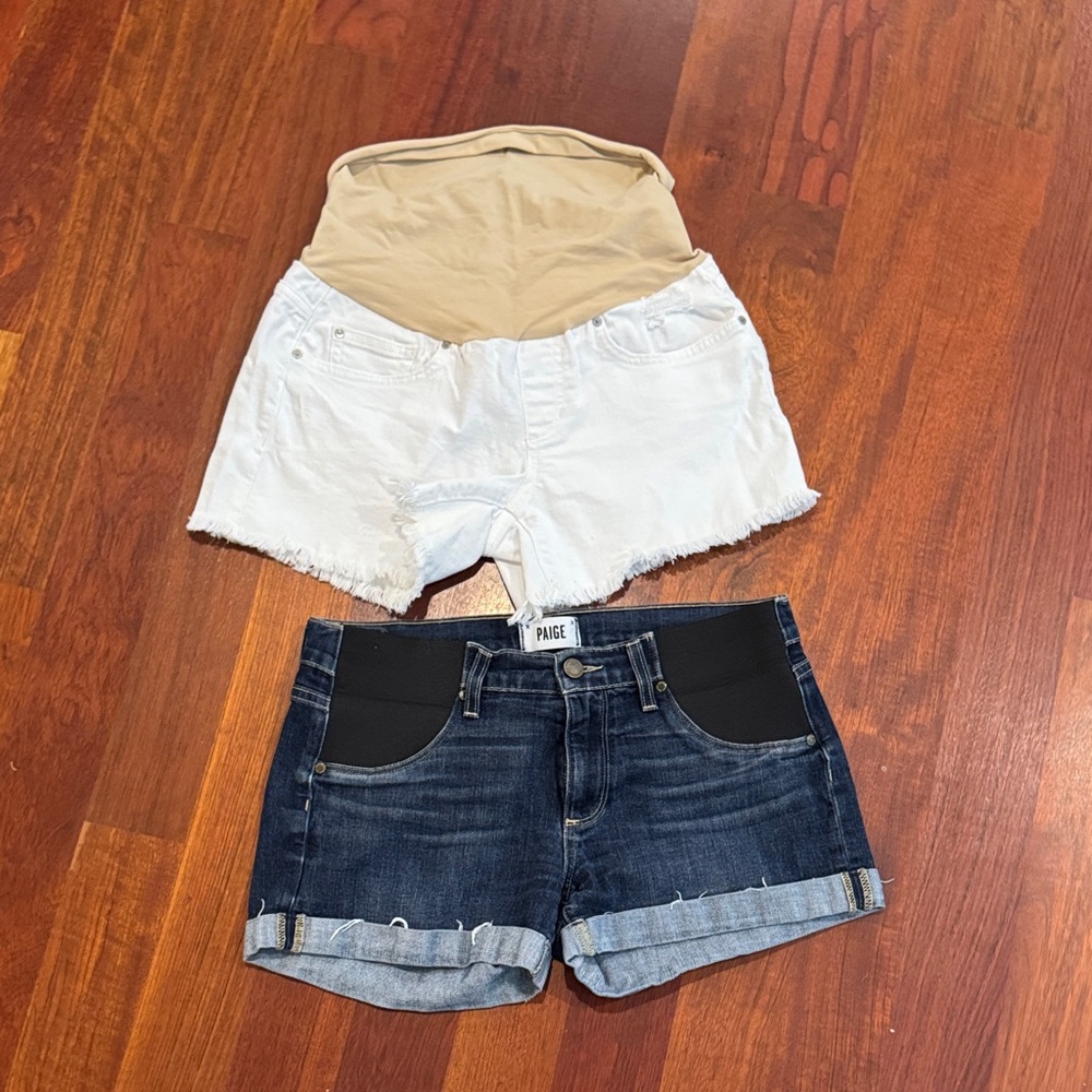 PAIGE & Joes jeans maternity shorts bundle